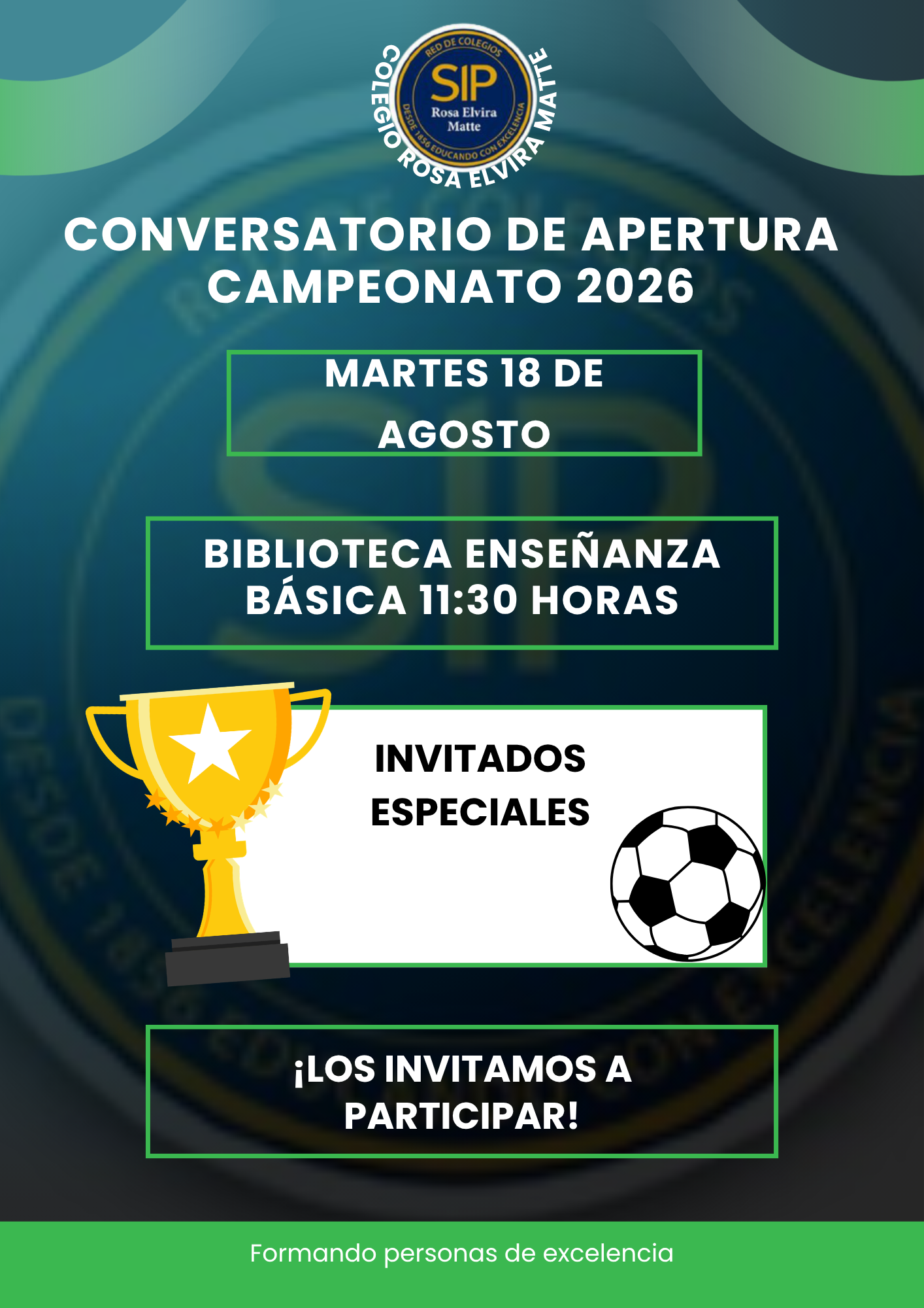 Invitación Conversatorio Campeonato
